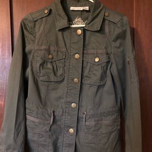 DKNY Green Utility Jacket- Size M